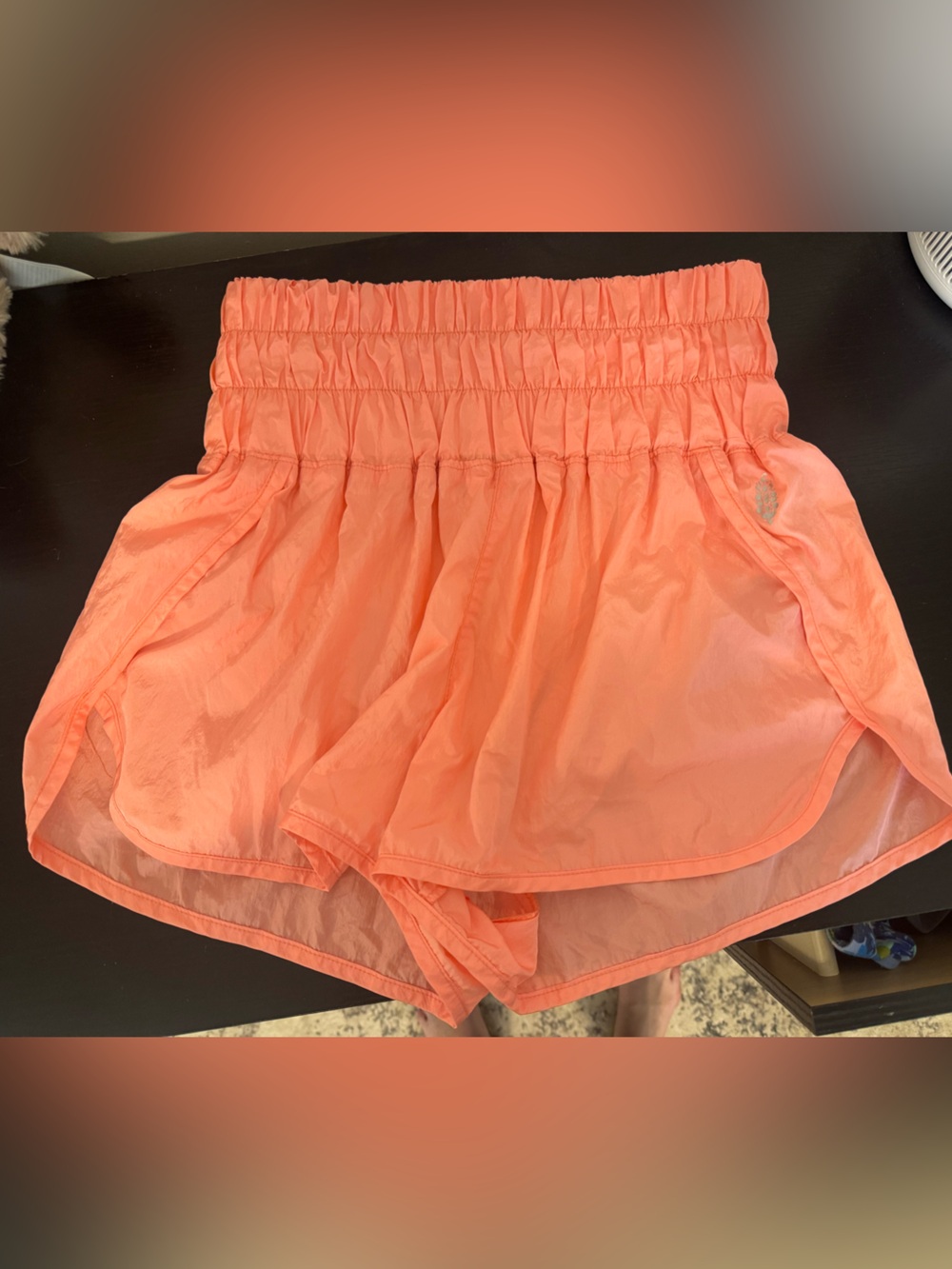 Free People Coral Athletic Shorts